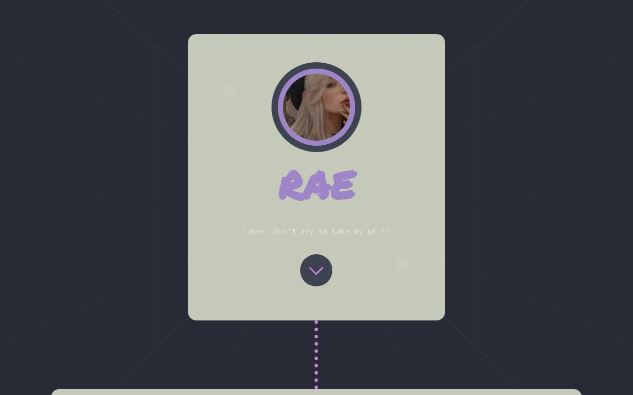 Carrd profile picture for @rae